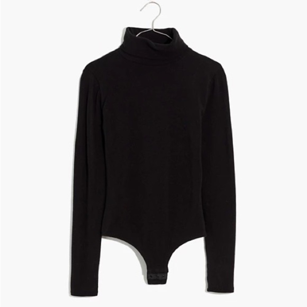 TWO Turtleneck Bodysuit - Orange and Black - Picture 3 of 7